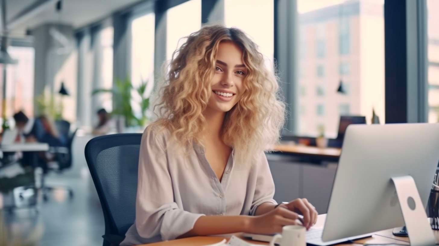 absender_a_friendly_caucasian_businessmwoman_working_online_on__6c27a812-7a76-4bed-89a8-7e938032fa69