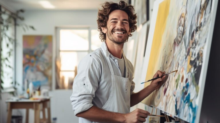 absender_a_smiling_young_ordinary_male_painter_painting_an_off_531b046b-7bb5-4533-8bb8-8e4ba8eeb154