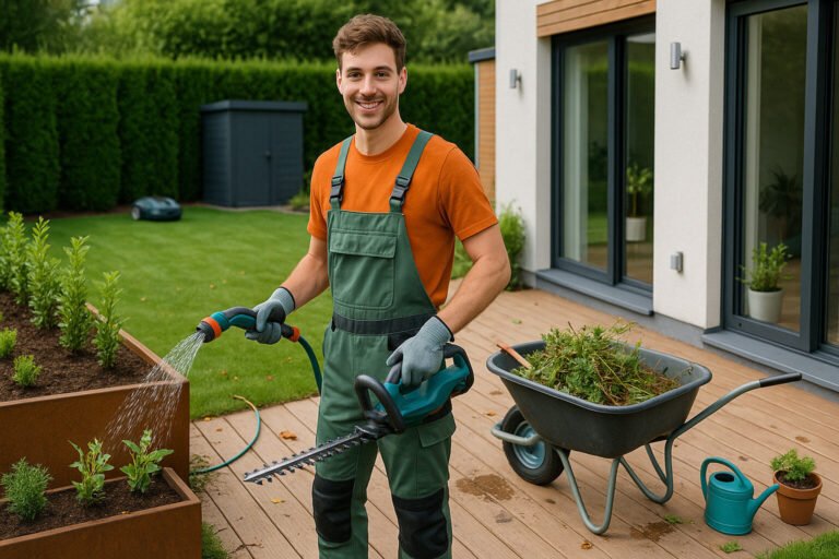 Gartenhelfer: Saisonjobs in Privathaushalten