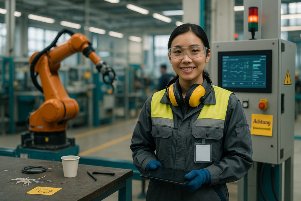 Industriemechatroniker: Kombination Mechanik & Elektronik