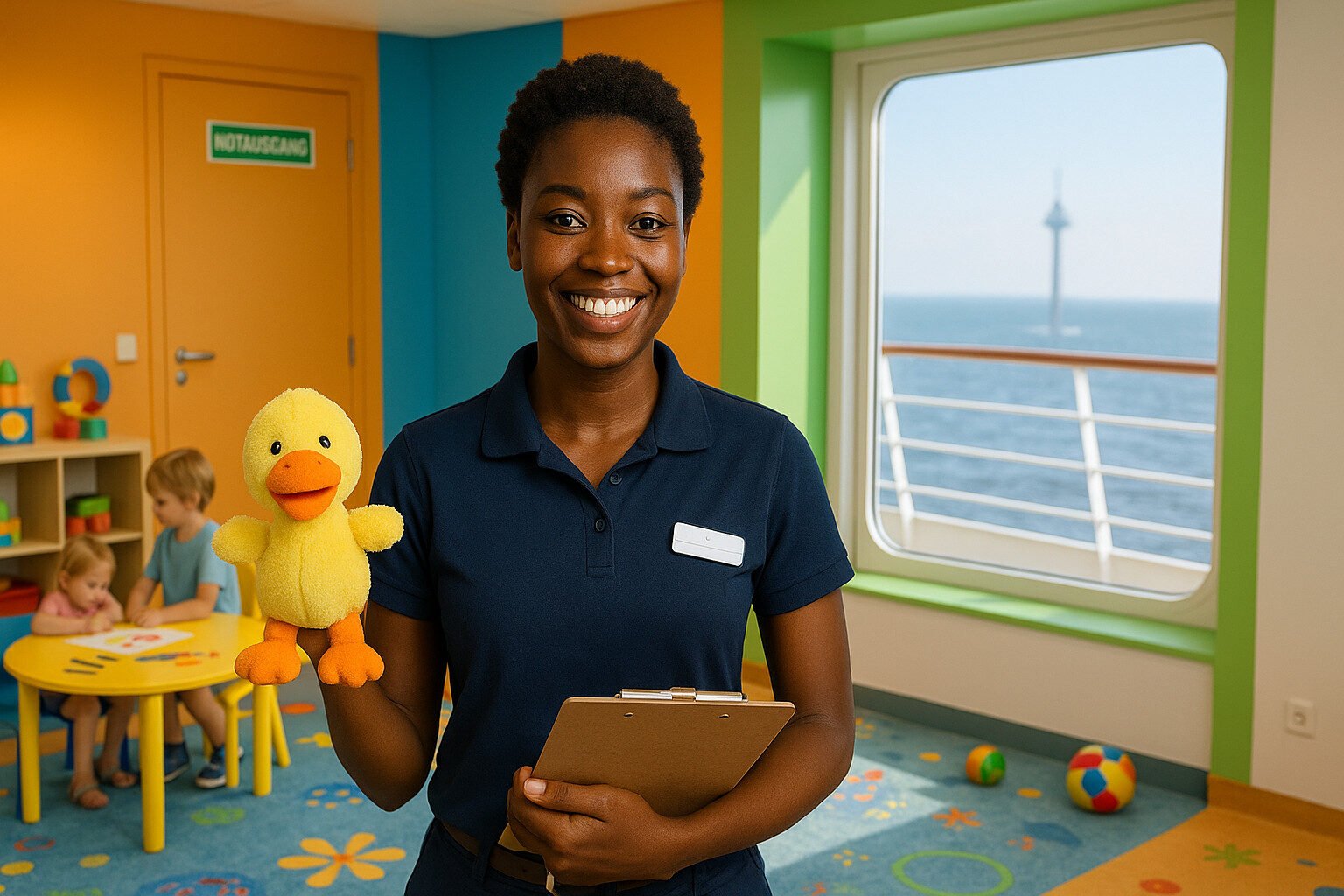 Kreuzfahrt-Kinderbetreuer: Familienanimation an Bord