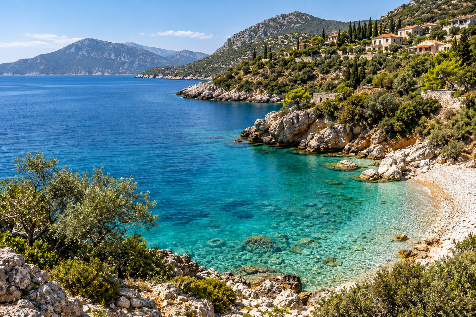 Türkisfarbene Bucht bei Kaş