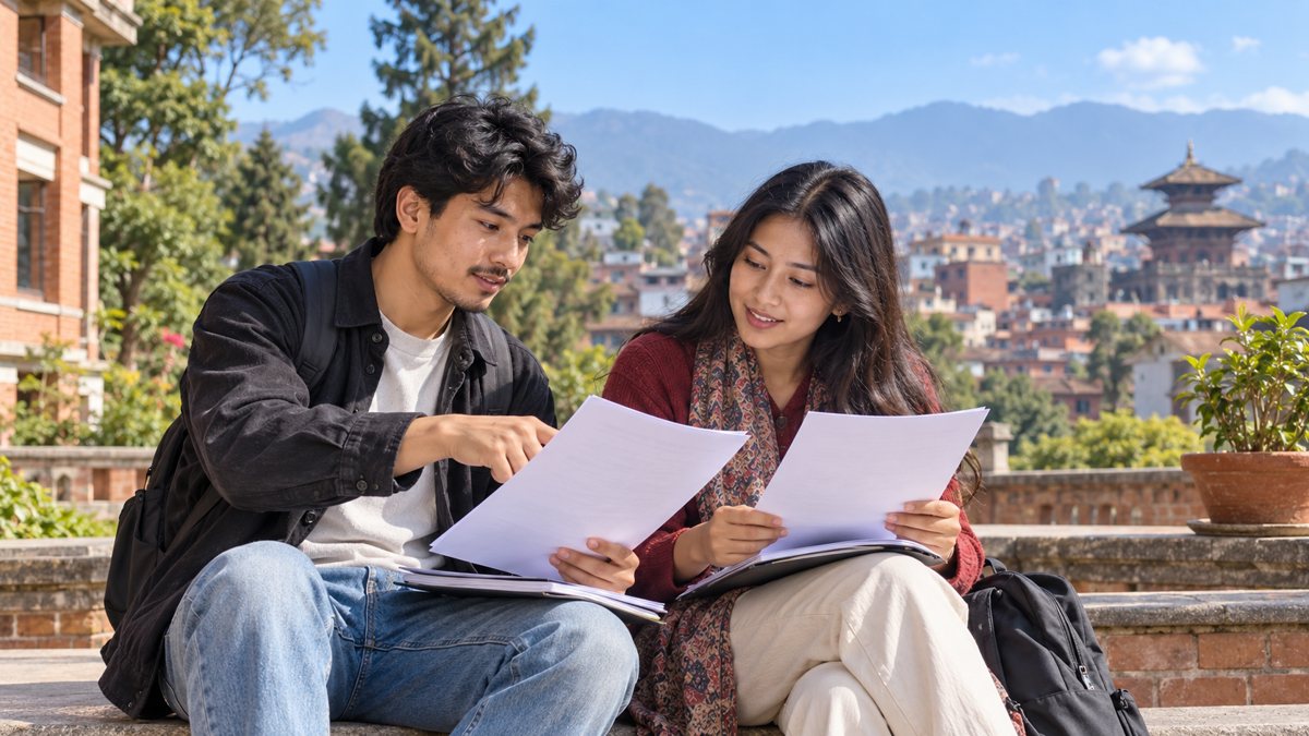 Bildungsplanung in Kathmandu