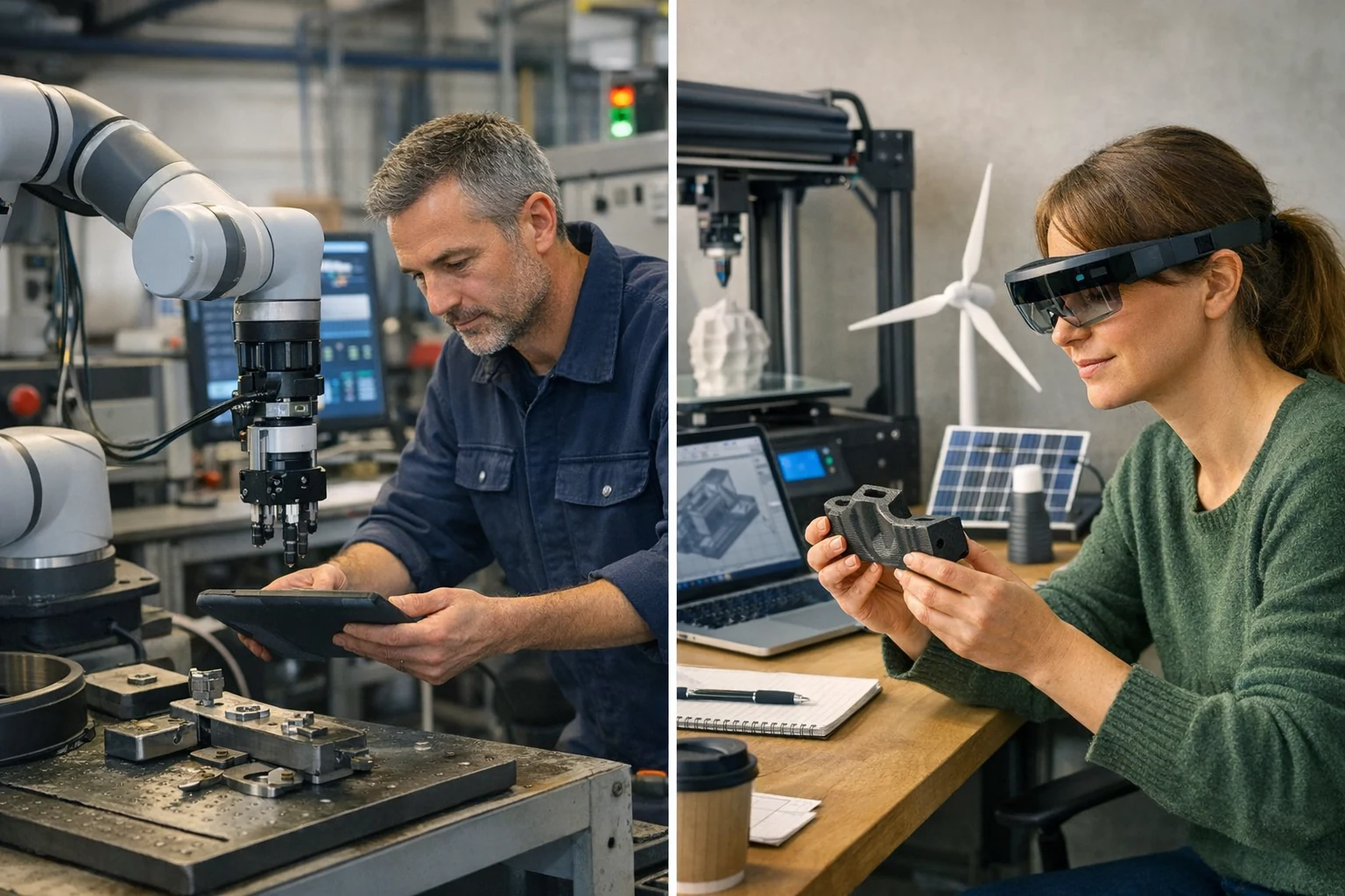 Illustration zum Thema: Trends im Bereich Maschinenbau