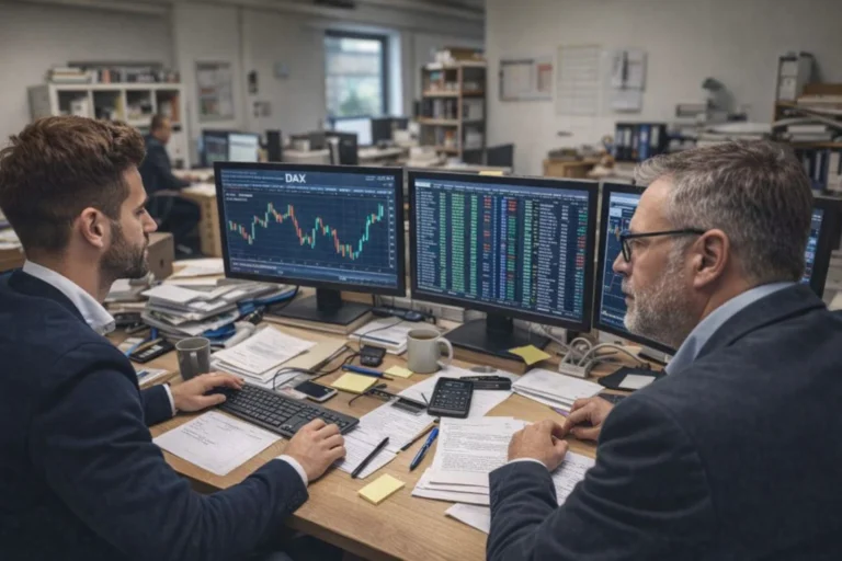 Illustration zum Thema: Investieren in Ihr Wissen: Wie das Verständnis von Dax und Börse Ihre Karriere beeinflussen kann